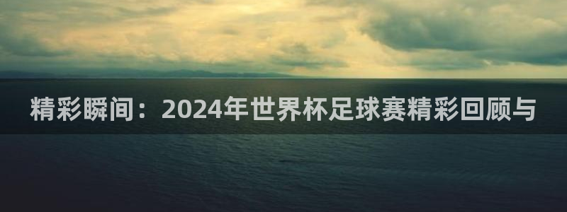 精彩瞬间：2024年世界杯足球赛精彩回顾与